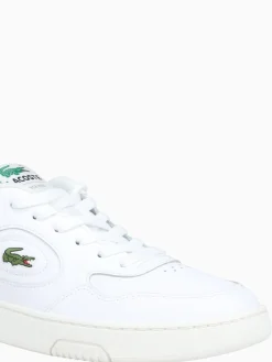 Best Lacoste lineset wht dk grn leather White Multi