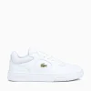 Hot Lacoste lineset wht gold leather White