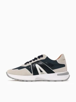 Clearance ALEXANDER SMITH liverpool man blue grey leather Blue Multi