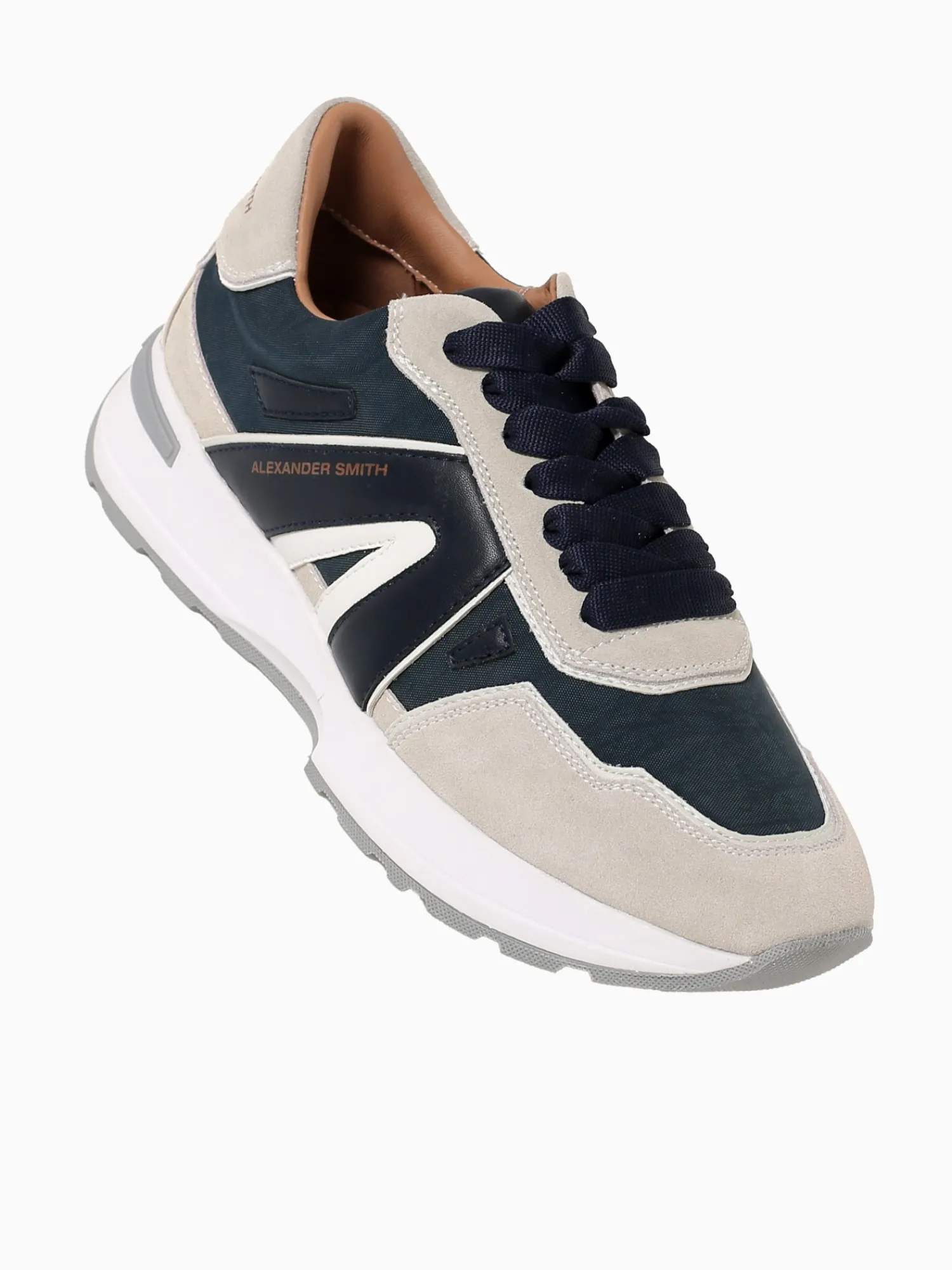 Clearance ALEXANDER SMITH liverpool man blue grey leather Blue Multi