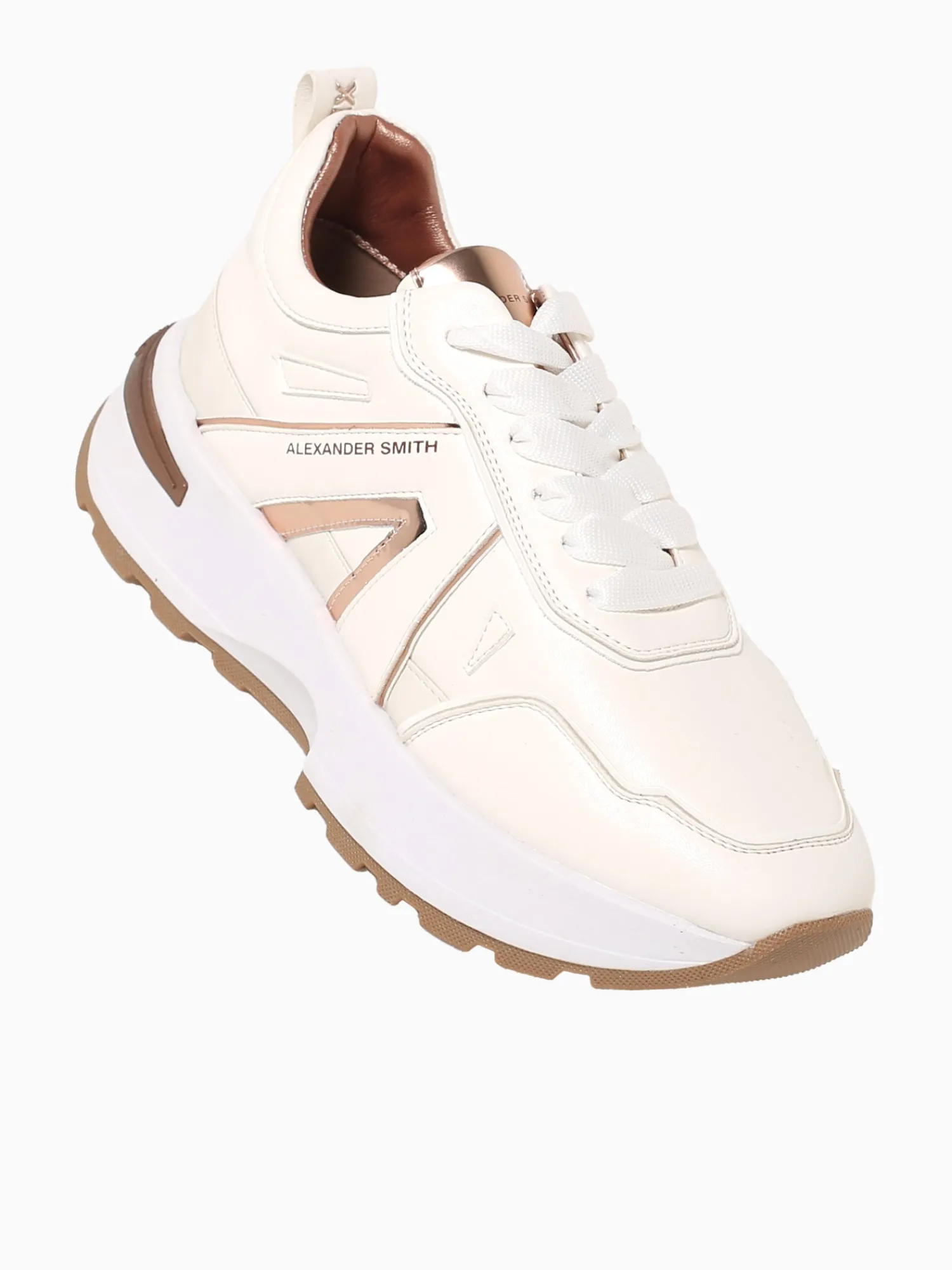 Outlet ALEXANDER SMITH liverpool woman copper leather White