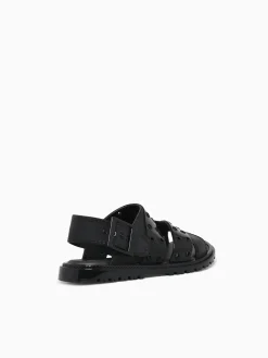 Sale Melissa lock sandal jelly Black