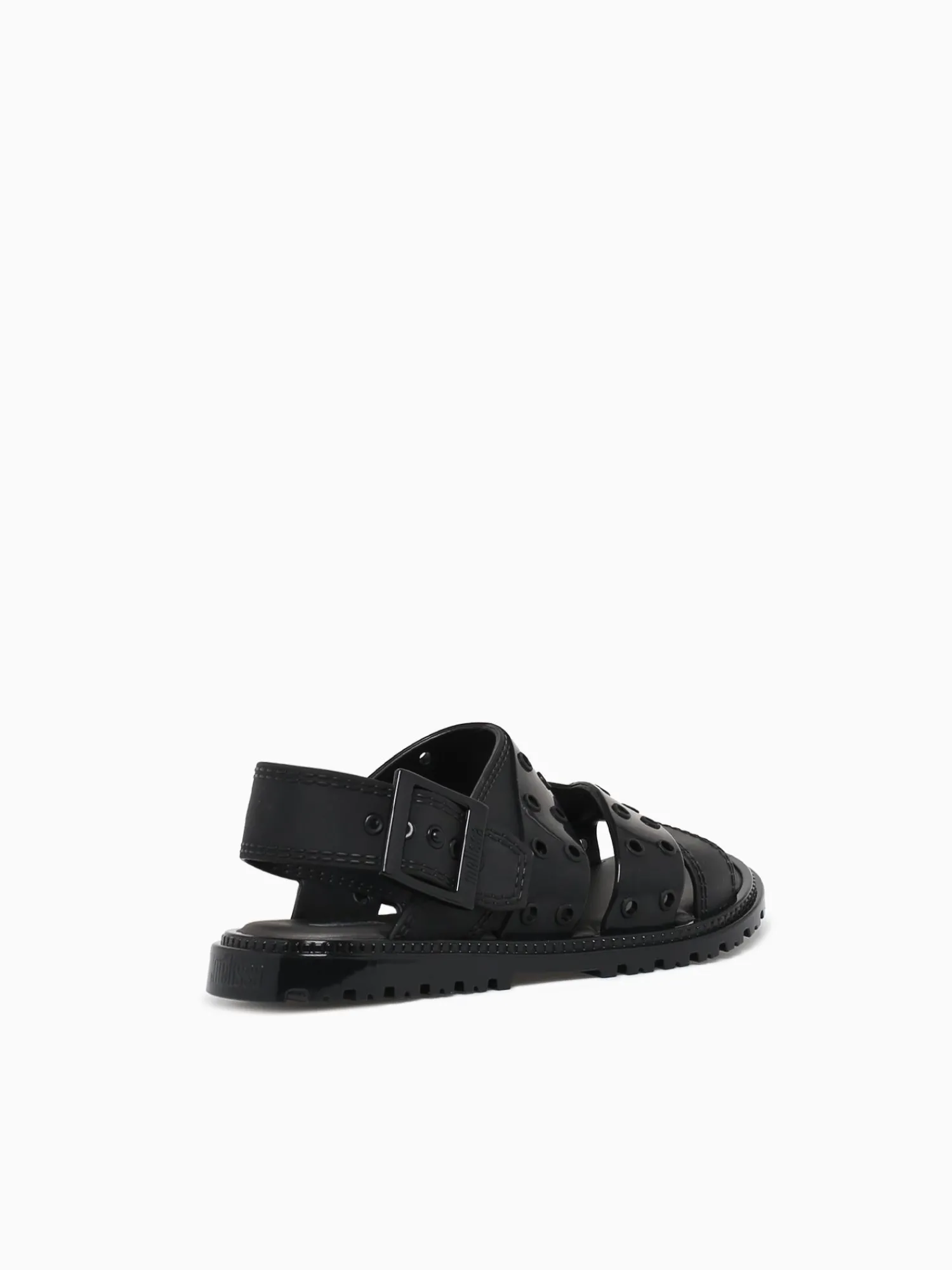 Sale Melissa lock sandal jelly Black