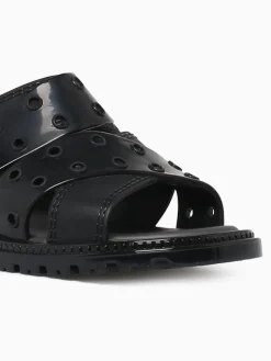 Sale Melissa lock sandal jelly Black