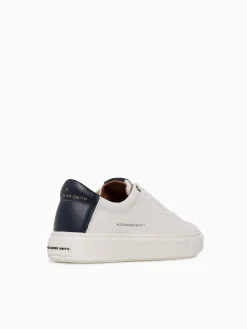 Hot ALEXANDER SMITH london man white blue leather White Multi