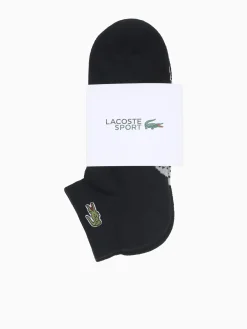 Discount Lacoste low sock 1013 cotton nylon Black