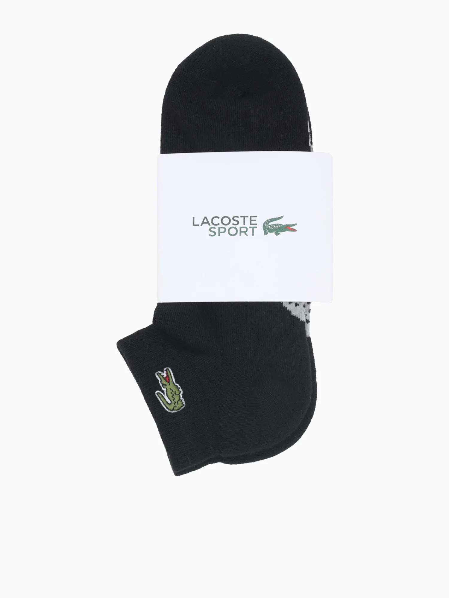 Discount Lacoste low sock 1013 cotton nylon Black