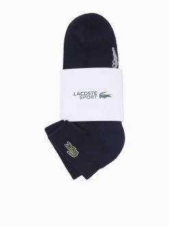 New Lacoste low sock 1013 blue cotton nylon Navy