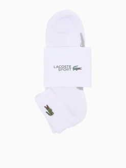 Clearance Lacoste low sock 1013 cotton nylon White