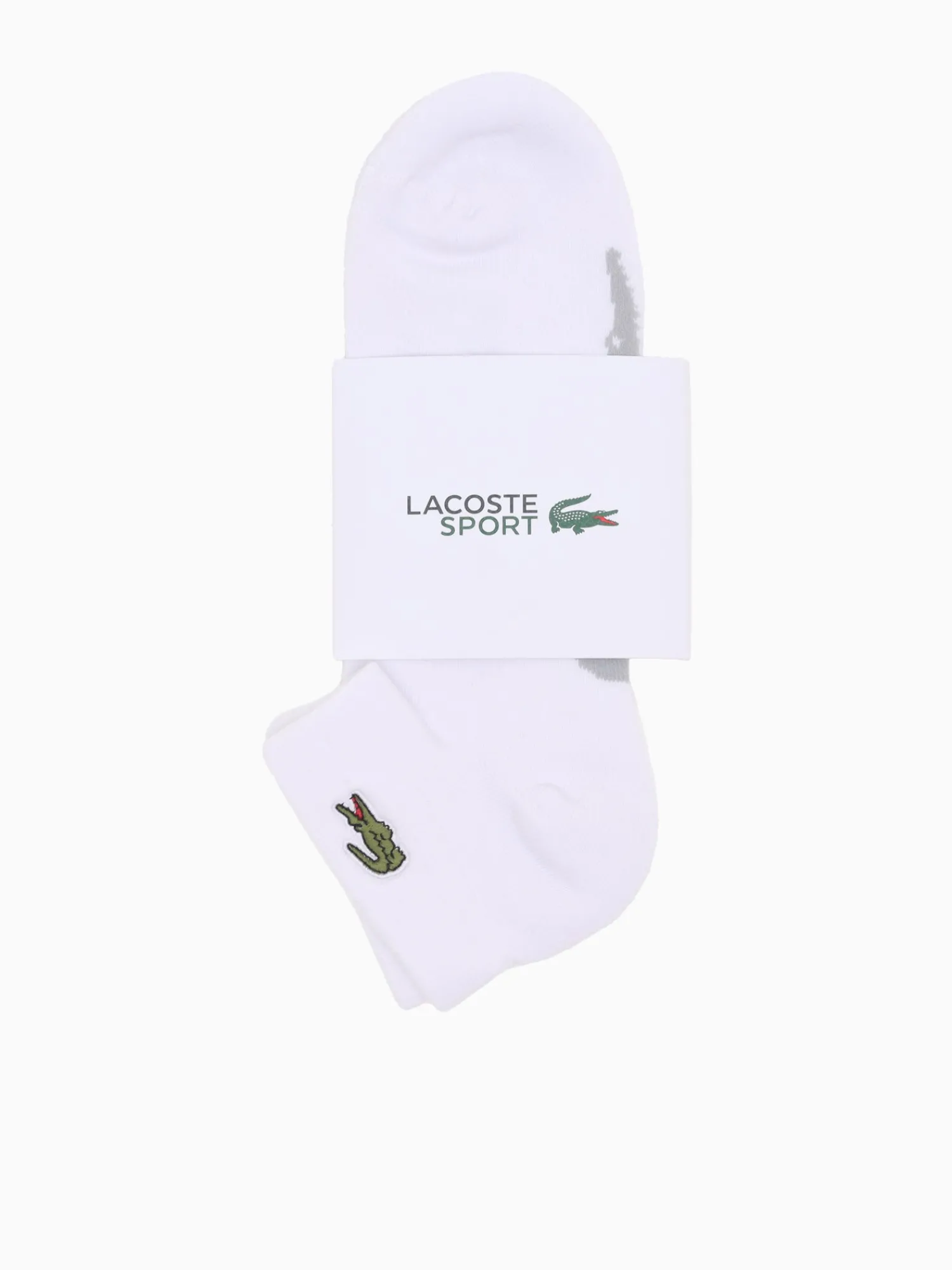 Clearance Lacoste low sock 1013 cotton nylon White