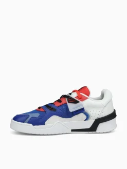 Outlet Lacoste lt 125 dk blu wht leather Blue Multi
