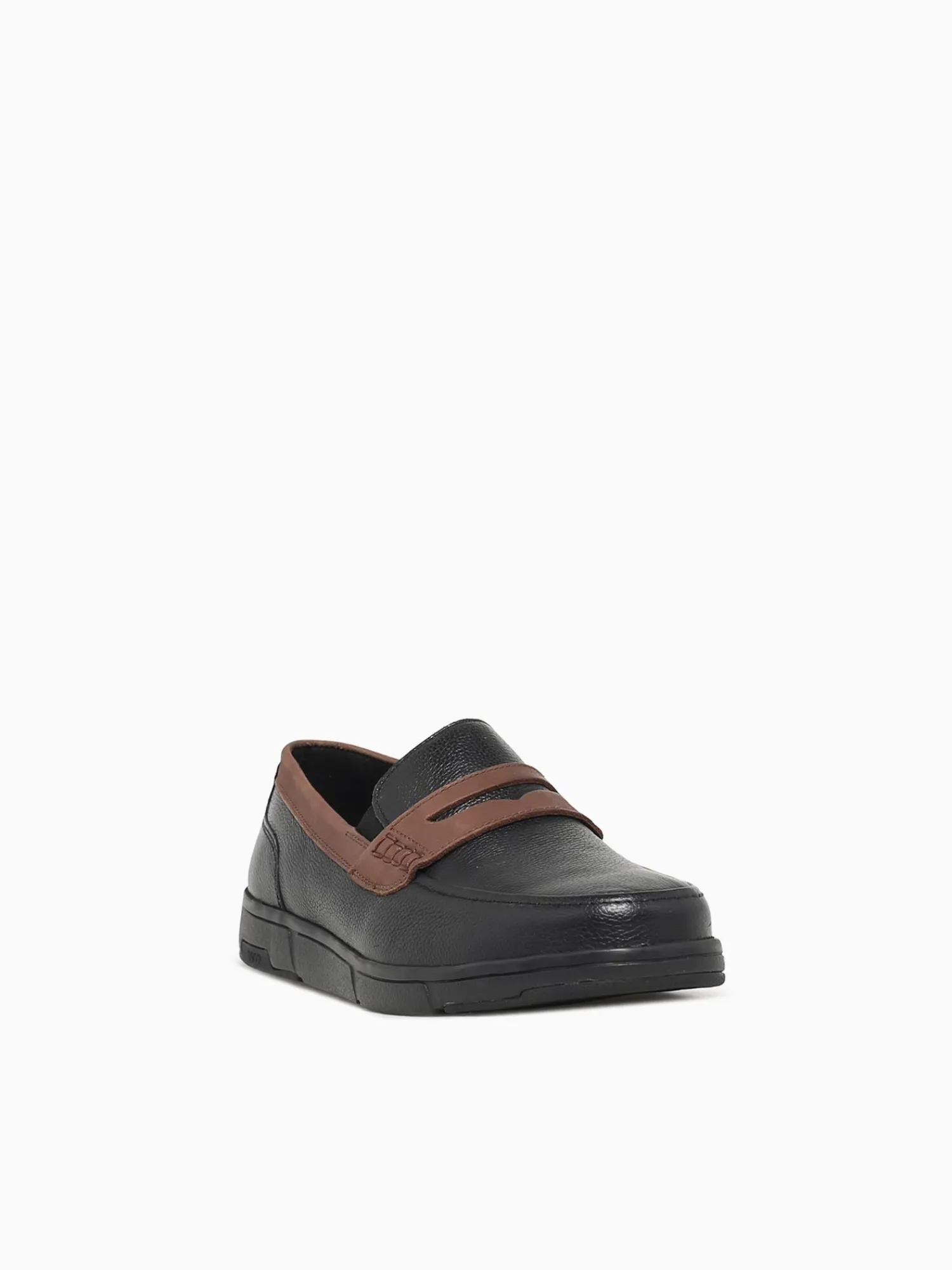 Discount Nunn Bush luca moc toe penny multi leather Black