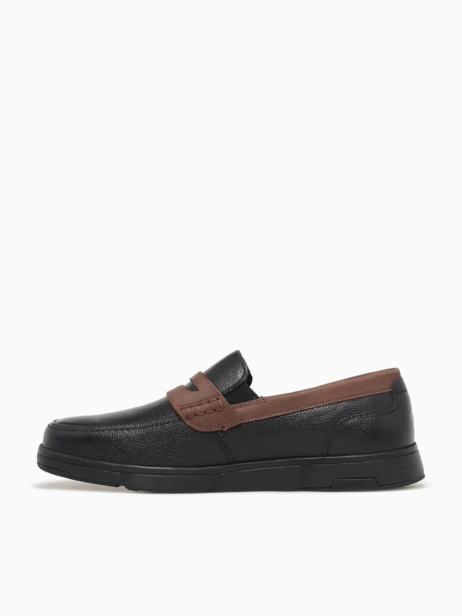 Discount Nunn Bush luca moc toe penny multi leather Black