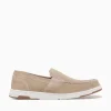 Fashion Nunn Bush luca suede moc toe stone suede Natural