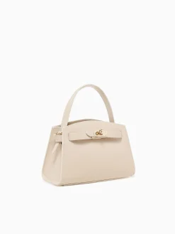 Online La Favorita ludovica top handle leather Beige