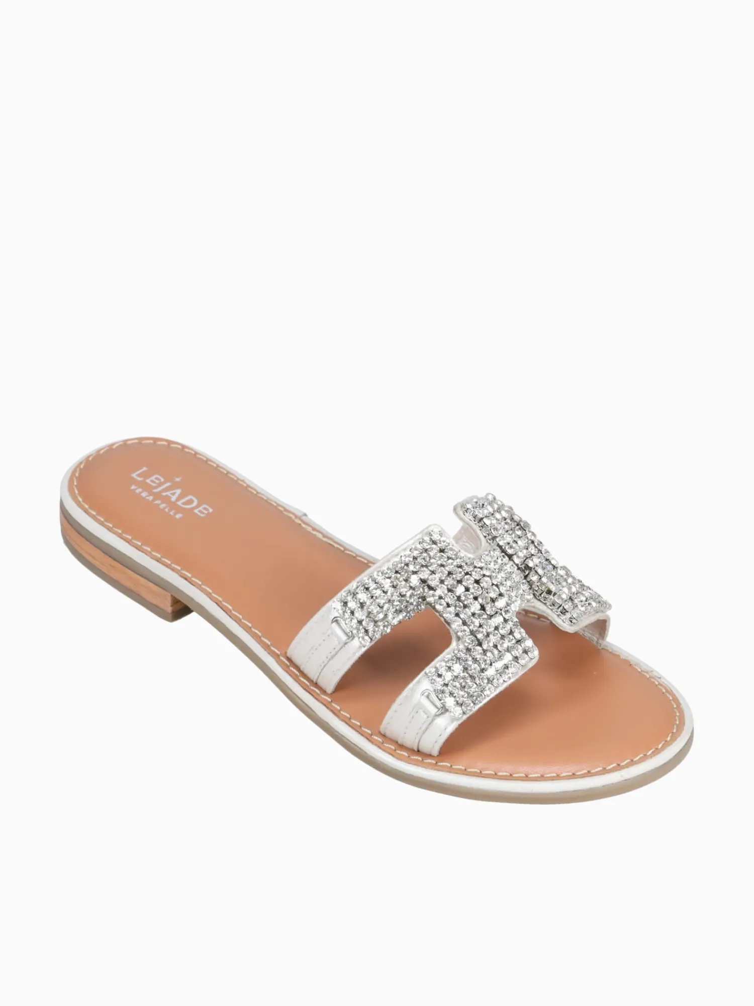 Discount Le Jade makayla argento vitelo perlato Silver