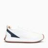 Clearance Wolf & Shepherd marathon trainer leather White