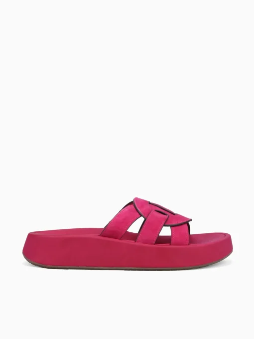 Clearance Naked Feet market suede Pink