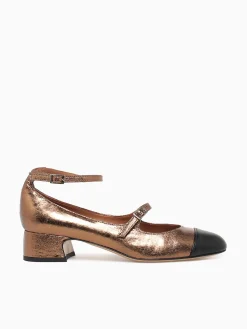 New Martina T marquise oro nero crakle nappa Gold