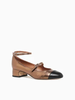 New Martina T marquise oro nero crakle nappa Gold