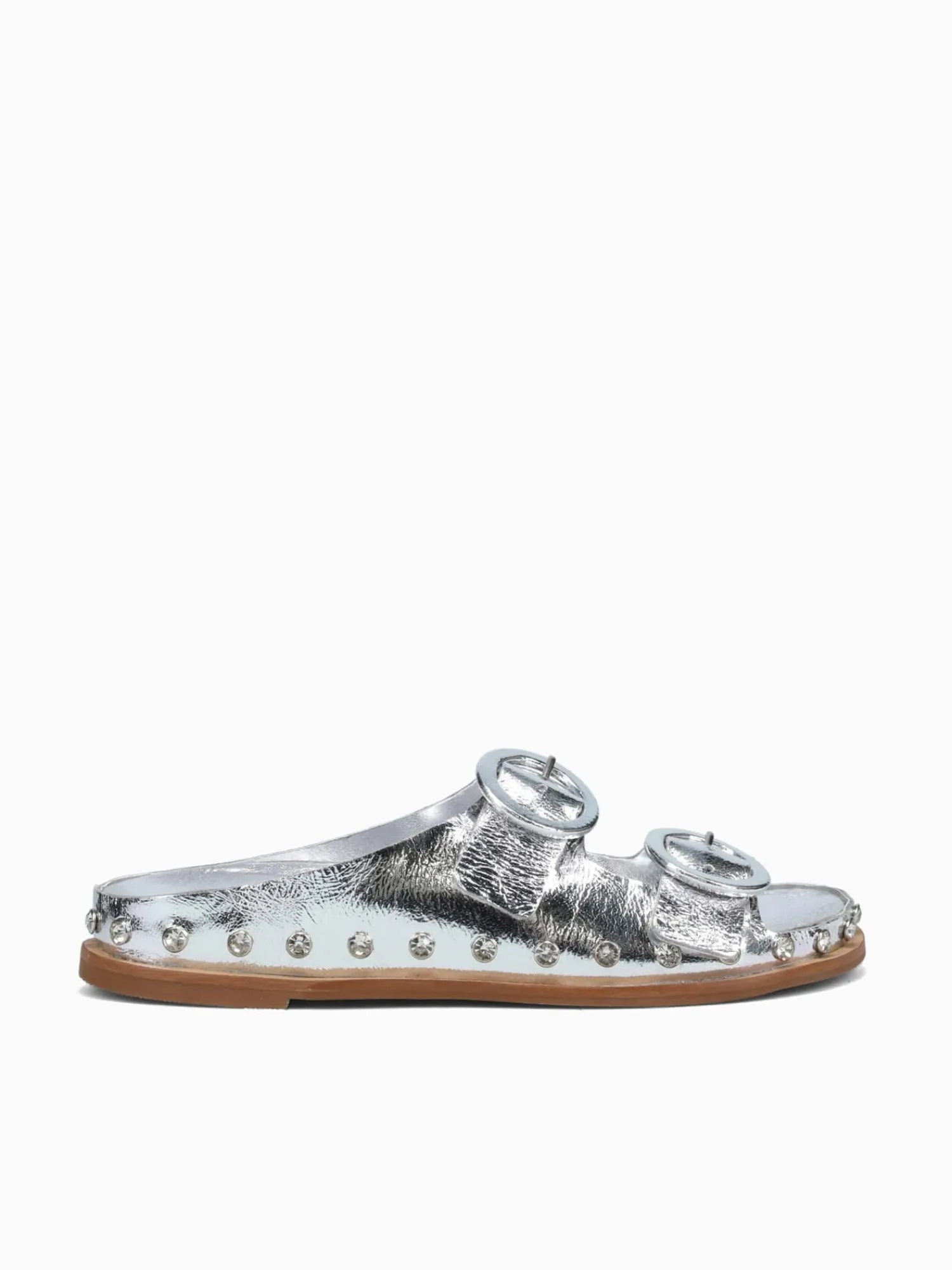 Fashion Maithe mayah prata leather Silver