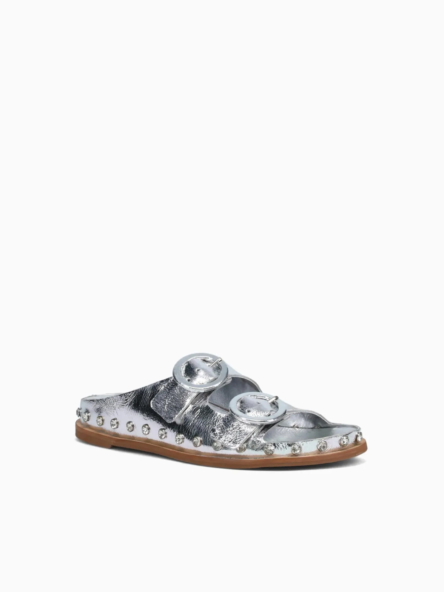Fashion Maithe mayah prata leather Silver