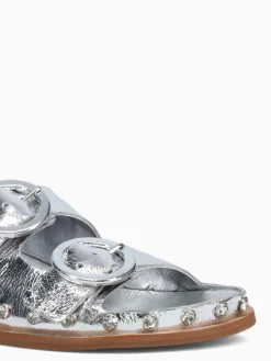 Fashion Maithe mayah prata leather Silver