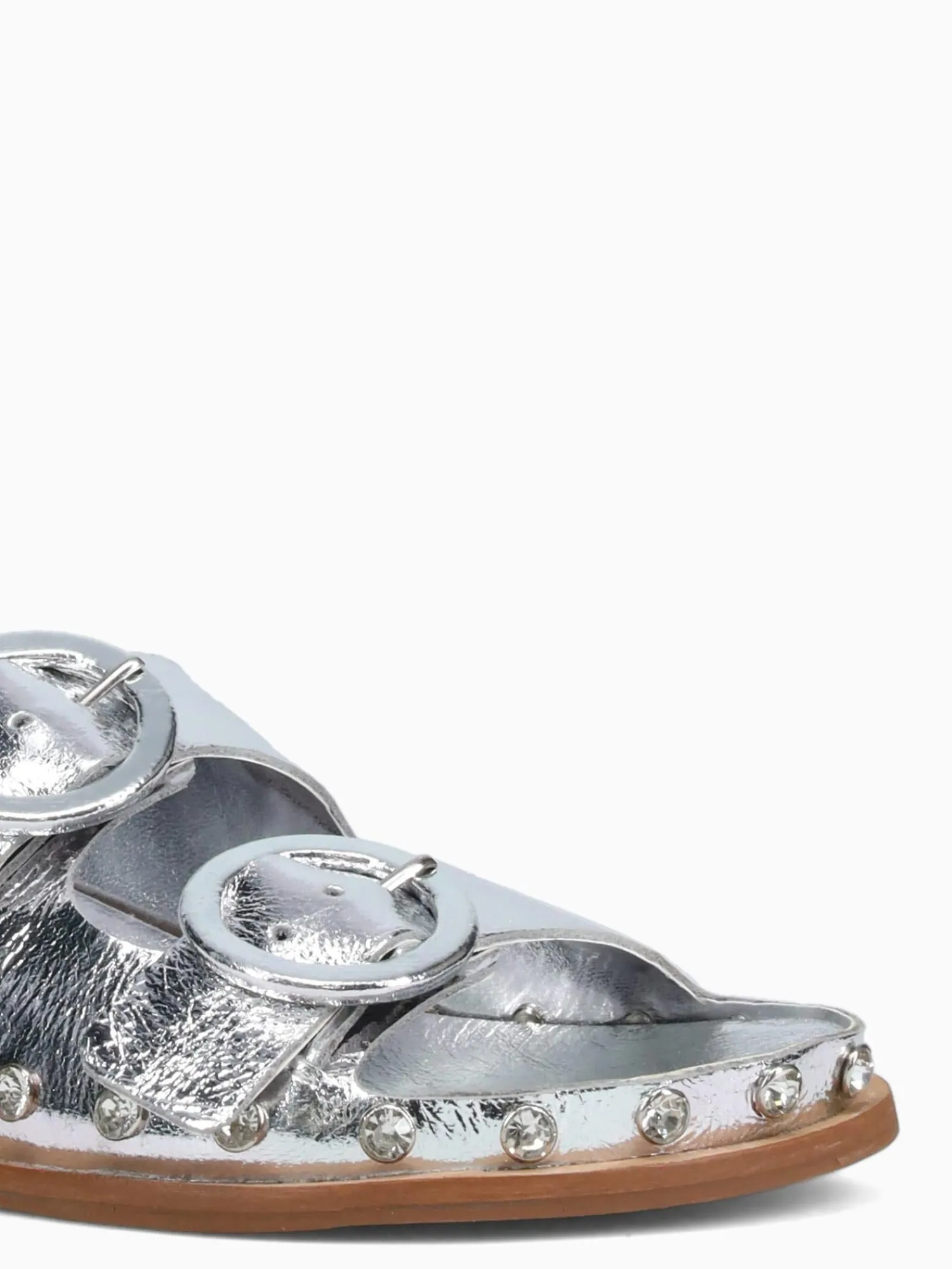 Fashion Maithe mayah prata leather Silver