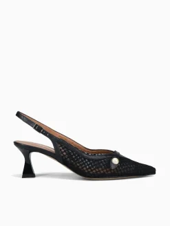 Sale Martina T monet nero nero tricot nappa Black