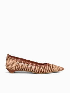 Discount Martina T morgaine nude raffia Tan