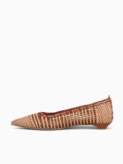 Discount Martina T morgaine nude raffia Tan