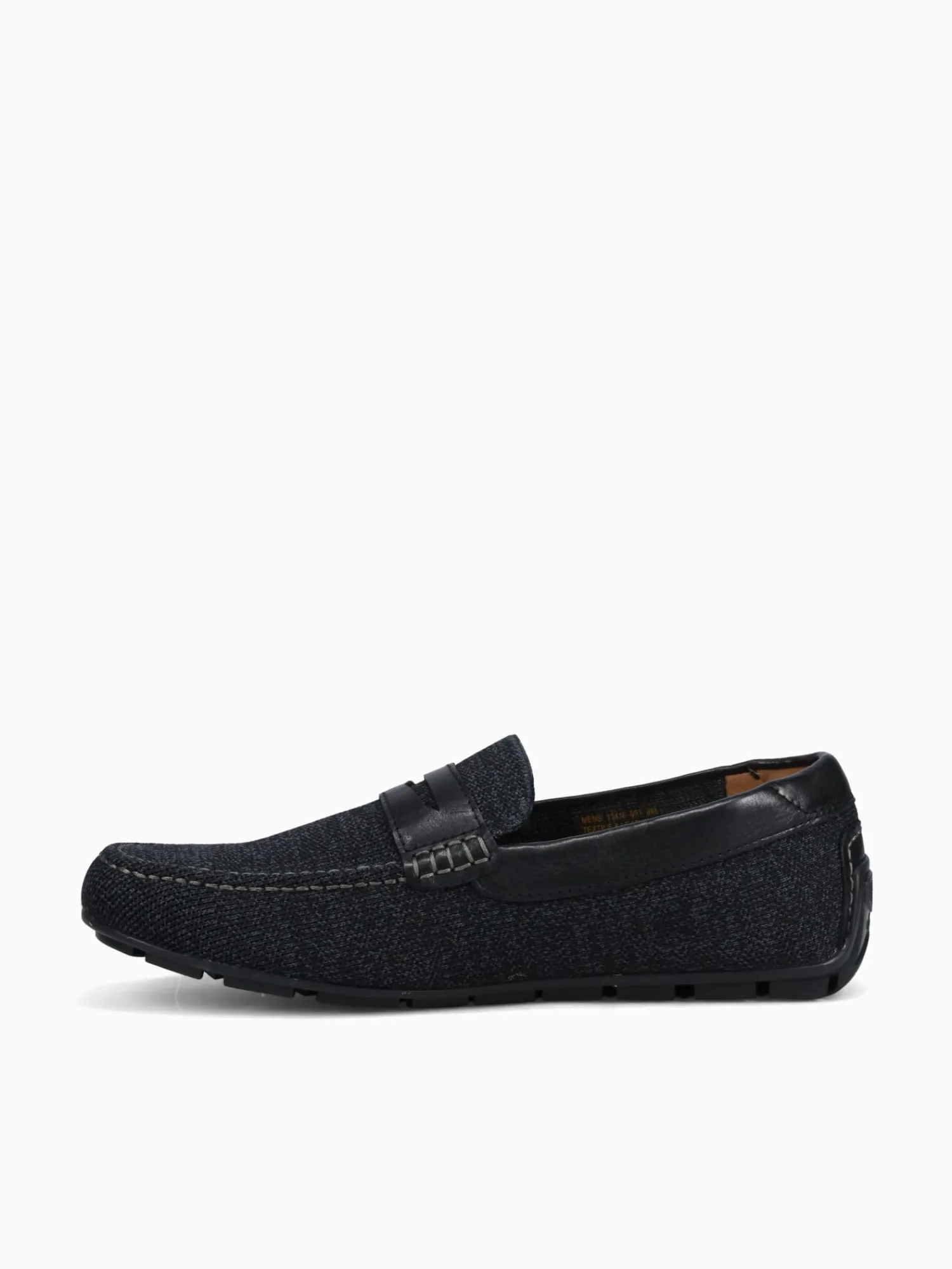 Fashion Florsheim motor knit moc toe peny blk blk knit smo Black