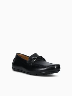 Sale Florsheim motor moc toe bit leather Black