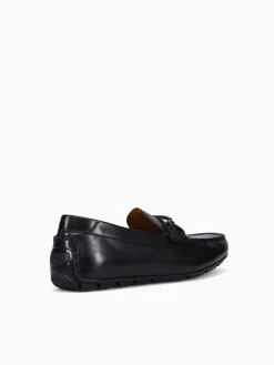 Sale Florsheim motor moc toe bit leather Black