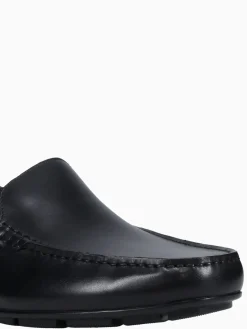 Clearance Florsheim motor moc toe venetian leather Black