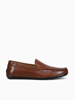 New Florsheim motor moc toe venetian leather Cognac