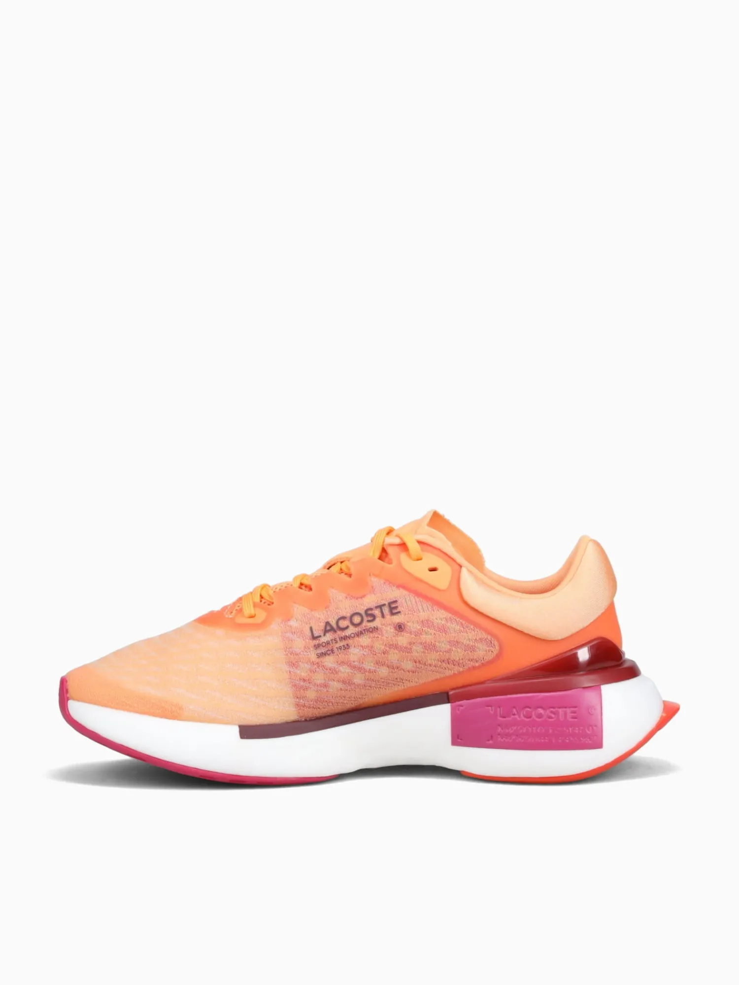 Discount Lacoste neo run lite 224 lt.org burg textile Light Orange