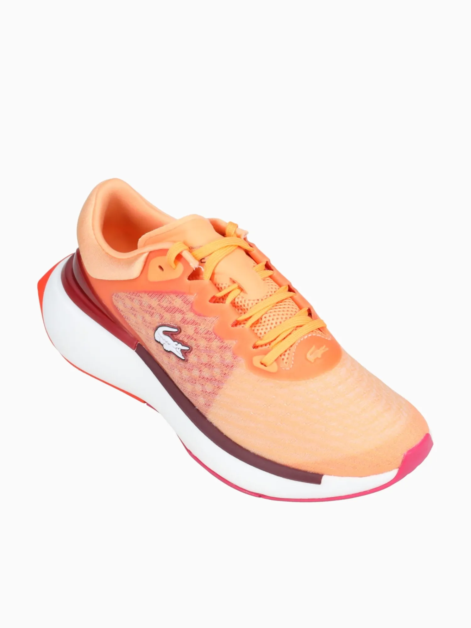 Discount Lacoste neo run lite 224 lt.org burg textile Light Orange