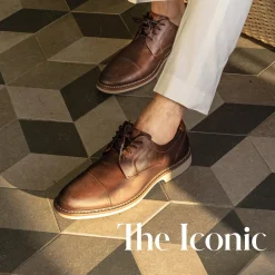Clearance Florsheim norwalk cap toe 13368215 crazy ho Brown