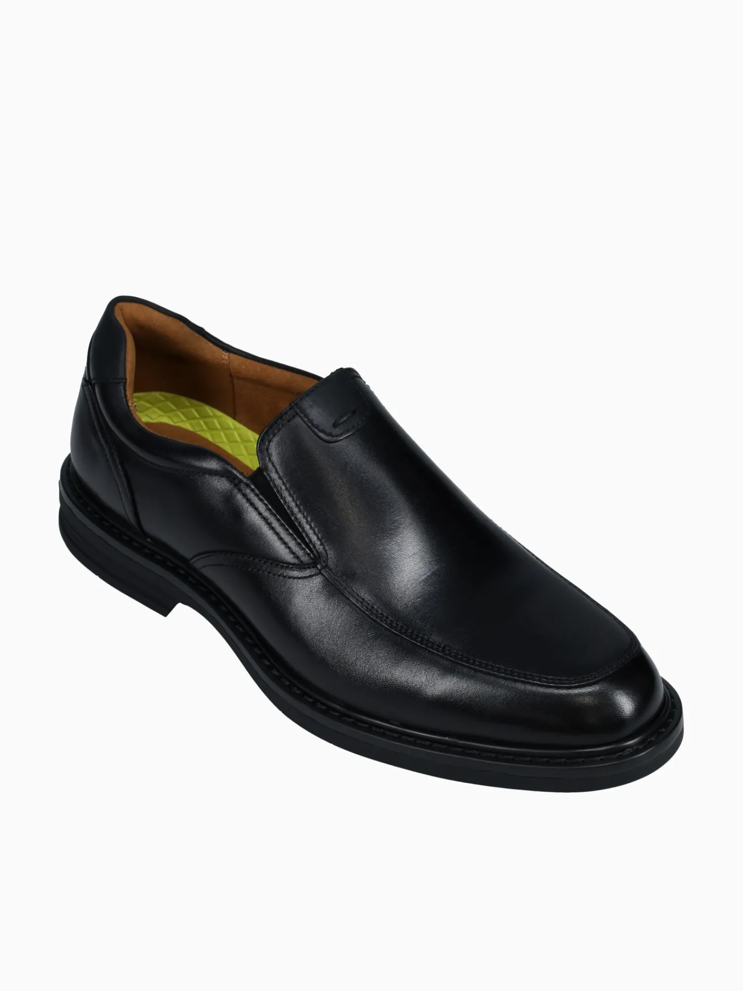 Fashion Florsheim norwalk moc toe slip on leather Black