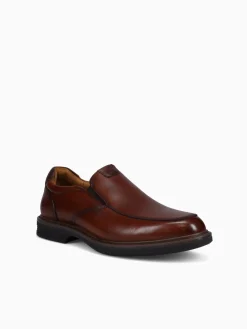Best Florsheim norwalk moc toe slip on cognac brw lea Brown