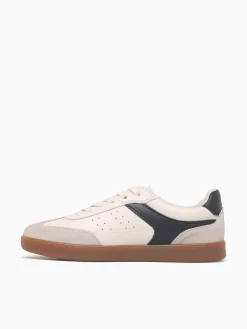 Best Florsheim pace ttoe sneaker bone multi leather White