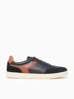 Hot Florsheim pace ttoe sneaker multi leather Navy