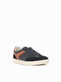 Hot Florsheim pace ttoe sneaker multi leather Navy