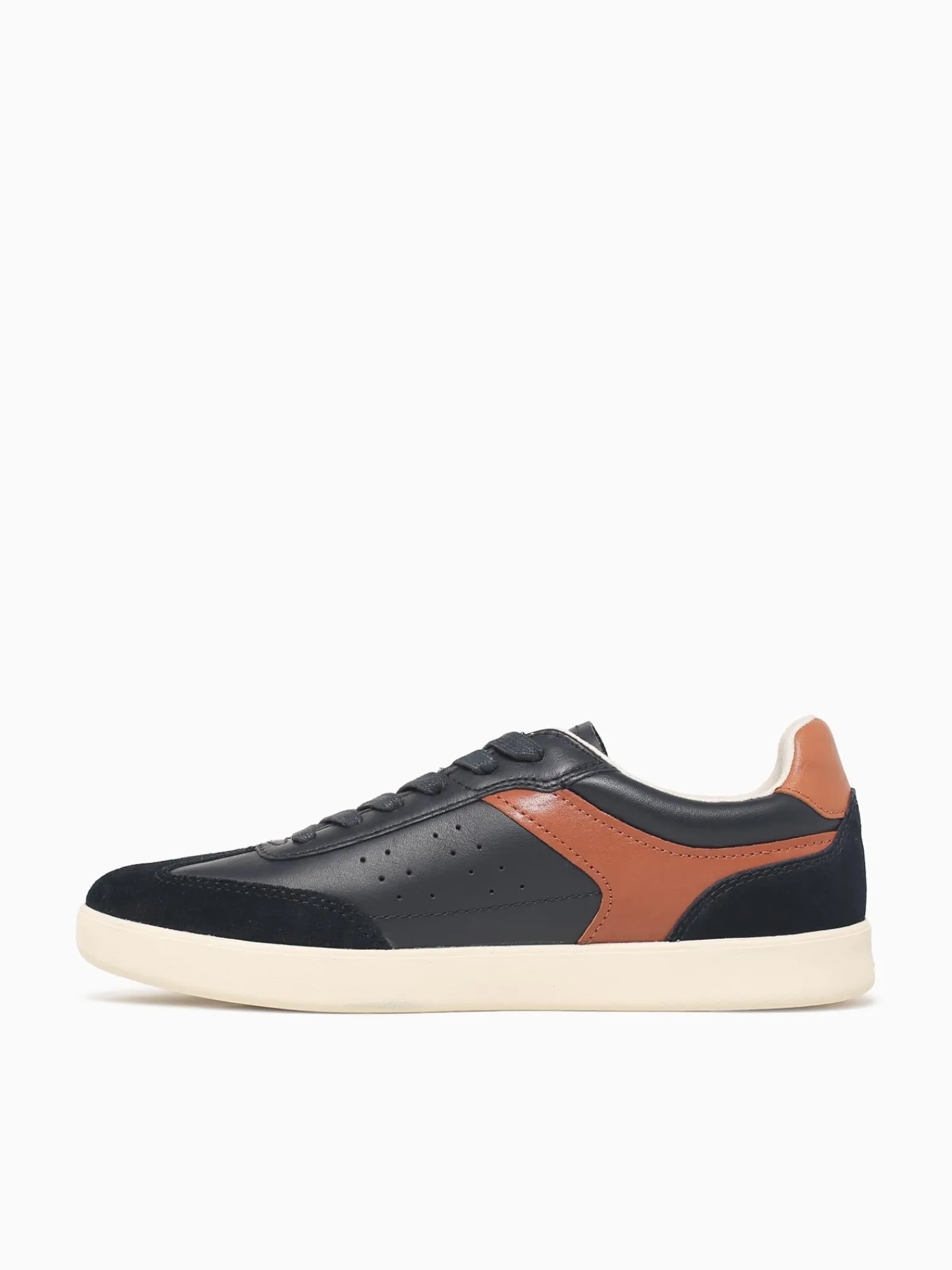 Hot Florsheim pace ttoe sneaker multi leather Navy