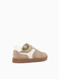 New Florsheim pace ttoe sneaker multi suede Taupe