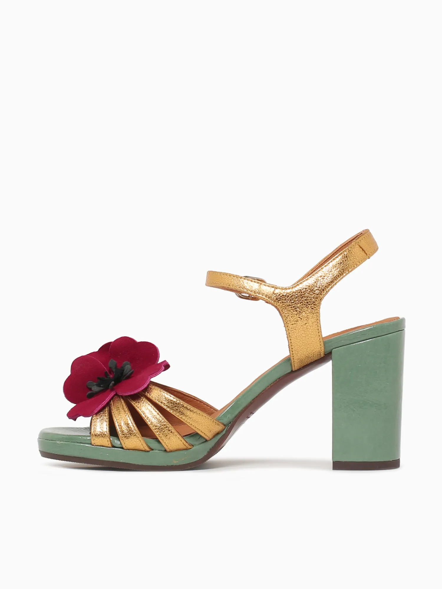 New Chie Mihara parlota gold camel cerise agnes linde an Multi