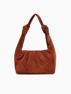 Discount La Favorita polica shoulder bag cuoio suede leather Brown