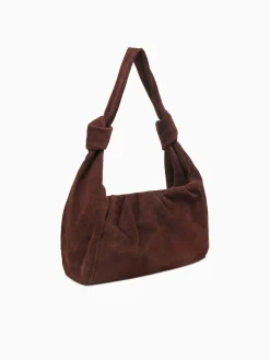 Discount La Favorita polica shoulder bag leather Dark Brown