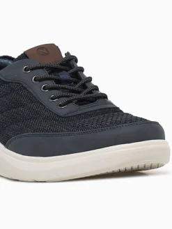 Sale Nunn Bush ponte knit moc toe multi knit Navy
